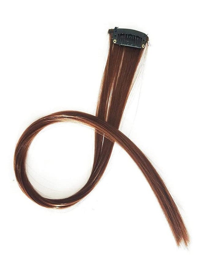 كرونيكس مجموعة كرونكس من قطعتين، خصلات شعر مستقيمة بطول 18 بوصة بمشبك واحد، لون/خصلات شعر مميزة - Image 3