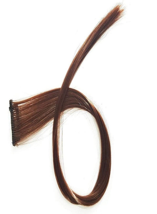 كرونيكس مجموعة كرونكس من قطعتين، خصلات شعر مستقيمة بطول 18 بوصة بمشبك واحد، لون/خصلات شعر مميزة - Image 4