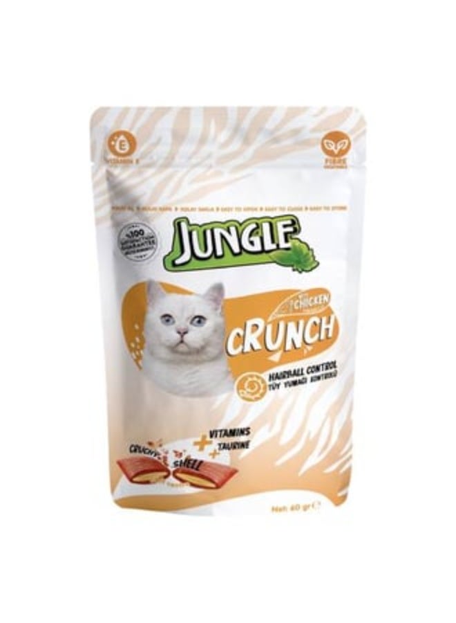 Jungle Chicken Hairball Treats for Cats 60g - Image 1