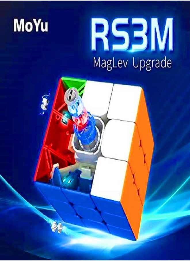 MoYu - MOYU RS3M Maglev Speed Cube 3x3 StickerLess, Upgraded (Pro Version) - Image 1