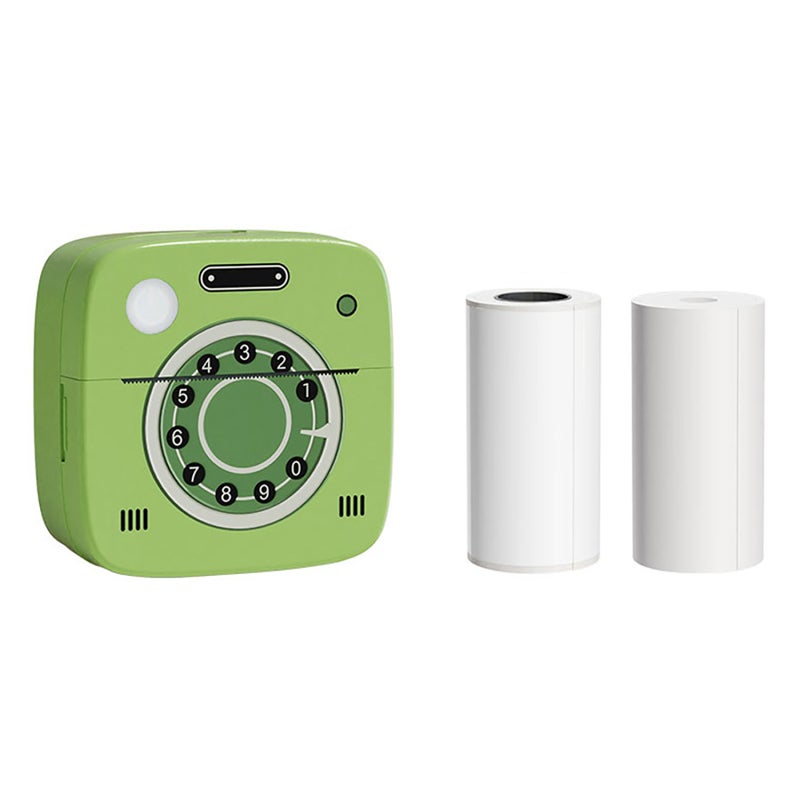 Mini Pocket Printer Portable Thermal Instant Photo Printing Label Maker Machine BT Wireless Connect Compatible with Android or iOS APP Support Receipt Label Memo Sticker Notes Lists Scrapbook DIY - Image 1