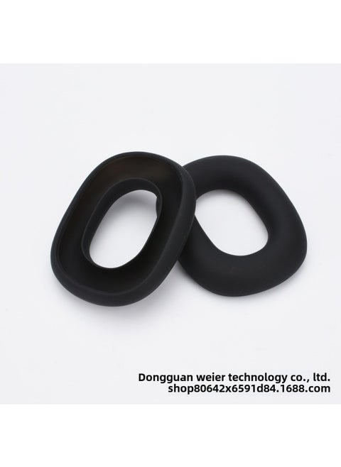 Suitable For Apple AirPods Max Headset Protective Cover Beam Cover Ear Cap Cover Silicone Transparent TPU Case-Color:Inner Shell Black (bag)-Applicable Models:Suitable For Apple Air Pods Max