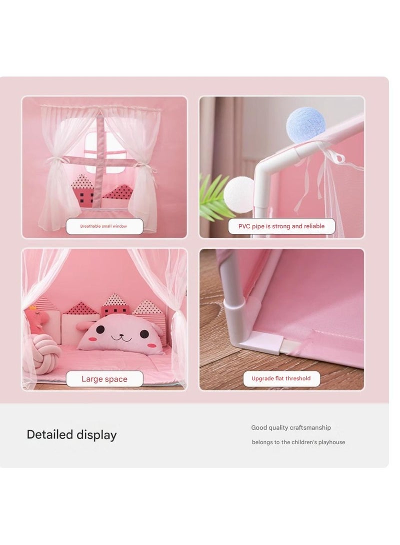 A.M Dog Bed Pet Bed Cat Dog Bed Dog Kennel Teddy Small Dog Cat Pet Princess Bed Pet Tent Nest Four Seasons Universal Removable and Washable Tents Kennel Cat Bed Puppy Sofa - Image 5