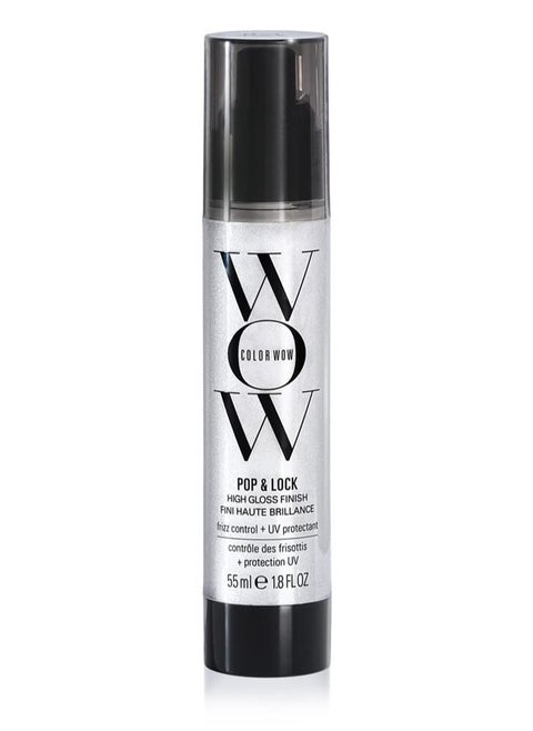 COLOR WOW Pop + Lock High Gloss Finish – Frizz Control Serum | Prevent Color Fade, Seal Split Ends, and Add Gloss | Get Silky, Shiny Hair