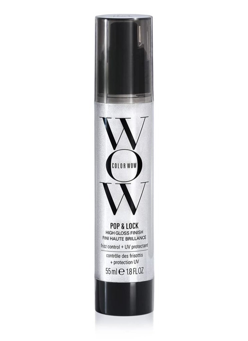 Color Wow - COLOR WOW Pop + Lock High Gloss Finish – Frizz Control Serum | Prevent Color Fade, Seal Split Ends, and Add Gloss | Get Silky, Shiny Hair - Image 1