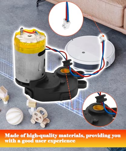 GIBACAD Robot Vacuums Main Brush Motor Compatible with Ecovacs DEEBOT OZMO Yeedi T8 T9 /T8 AIVI/T8/N8 Pro/N8 Pro plus/N8/N8+/920/950/T5/N7/X1/T10 DVX34 DX9G Series Robot Vacuum Replacement Parts - Image 5