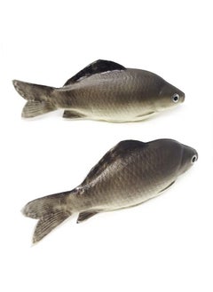 HONBAY 2Pcs Fake Fish Artificial Sea Fish Model Simulated Animal Fish Playset Model For Kitchen Decor Photography Props Food Display Favor (7.48 Inch)  - Image 1