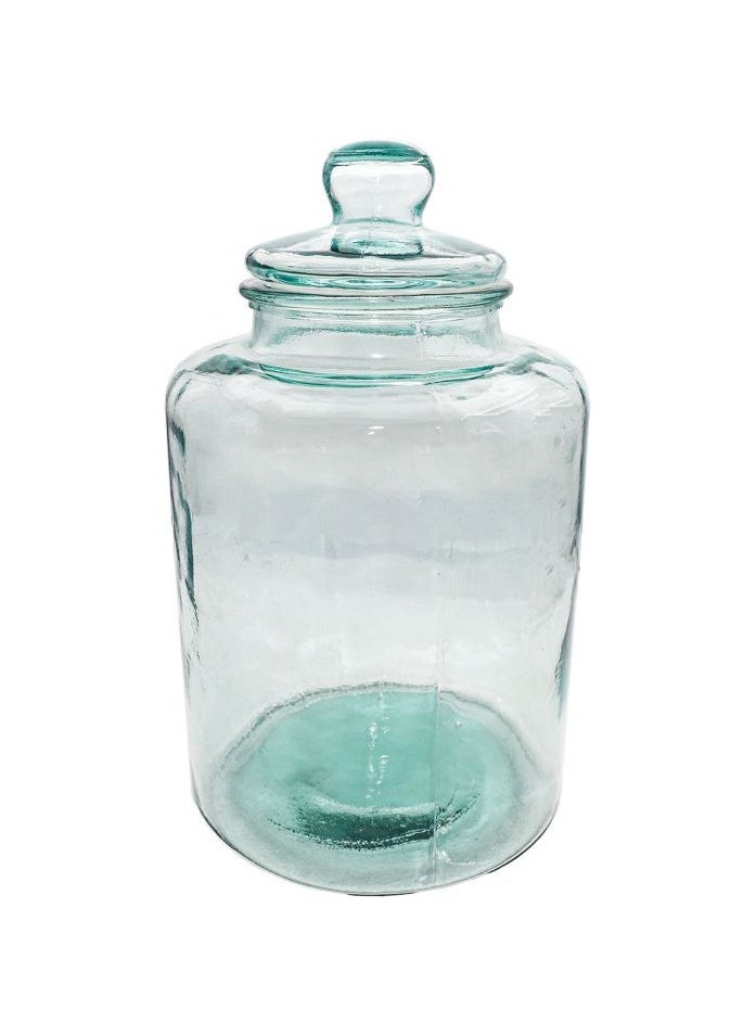 Alsaif home Spanish glass jar 45 cm 