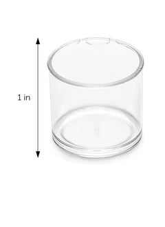 DecorRack 40 Plastic Mini Containers with Lids, 0.5oz, Craft Storage Containers for Beads, Glitter, Slime, Paint or Seed Storage, Small Clear Empty Cups with Lids (40 Pack) - pzsku/ZBC8C7AAA99F7C617523AZ/45/_/1707994919/e8e67166-910f-44a4-81f1-72a9187029fa