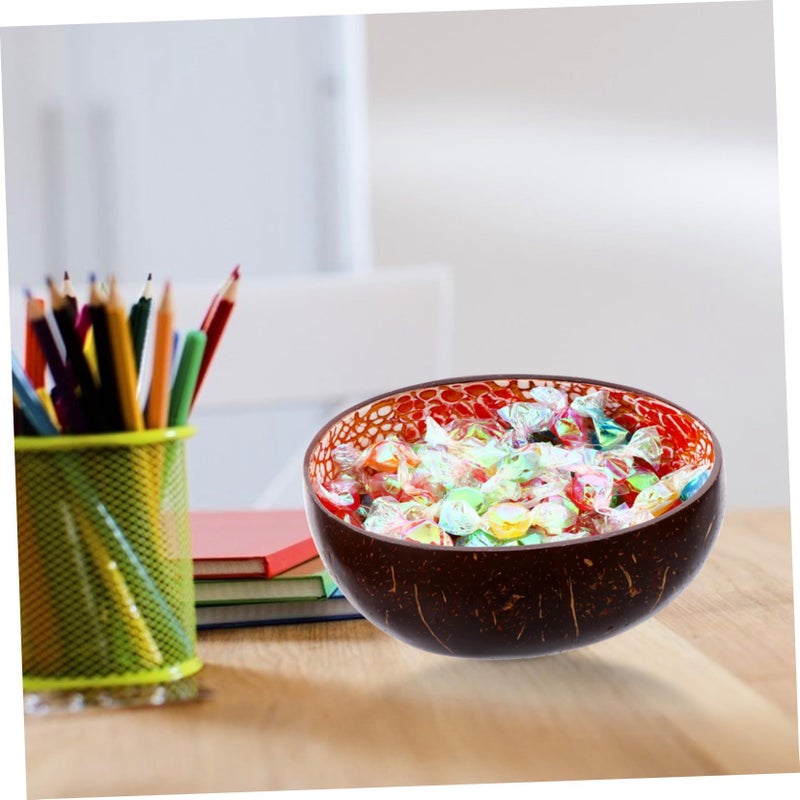 Natural Coconut Shell Bowl Handcrafted Multipurpose Storage For Snacks Keys Nuts Eco Friendly Home Decor - Image 3