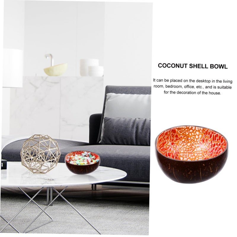 Natural Coconut Shell Bowl Handcrafted Multipurpose Storage For Snacks Keys Nuts Eco Friendly Home Decor - Image 5