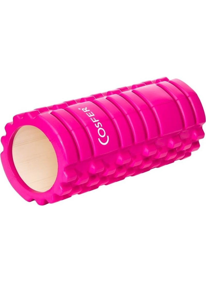 Cosfer CSF-56P Hollow Foam Roller - Pink  - Image 1