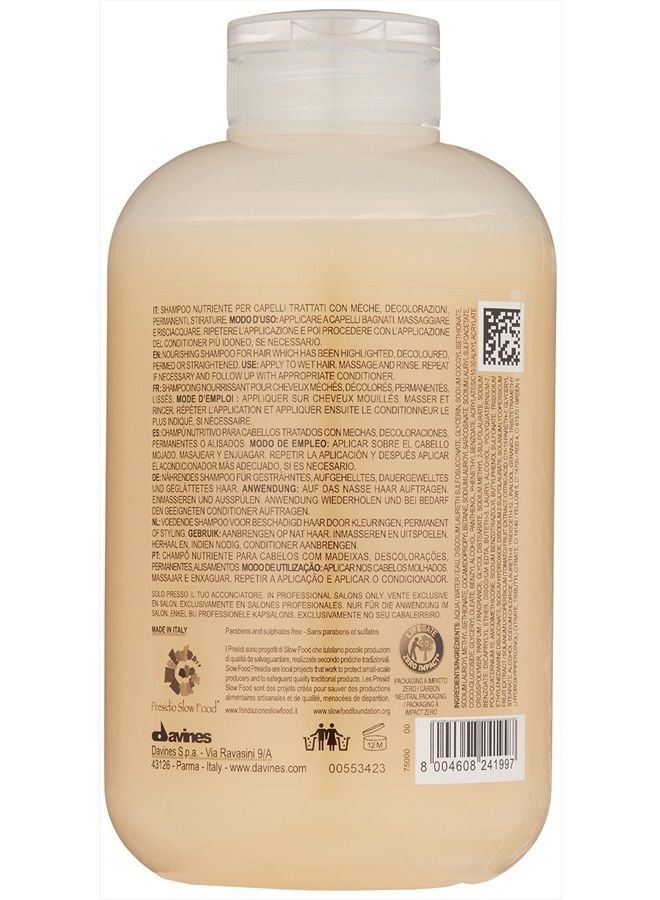 Davines NOUNOU Shampoo | Hydrating Deep Shampoo for Bleached, Permed, Relaxed, Damaged Hair or Very Dry Hair | Replenishes Chemically Processed Hair | 8.45 fl oz (Pack of 1) - Image 2