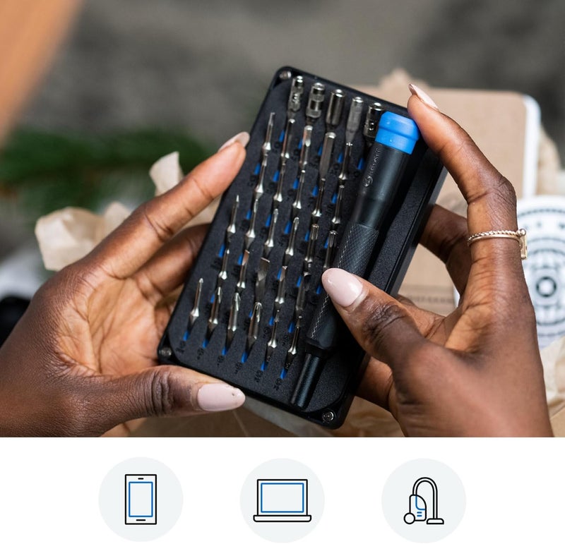 iFixit Moray Driver Kit - 32 Precision Bits for Smartphones, Game Consoles & Small Electronics Repair - Image 4