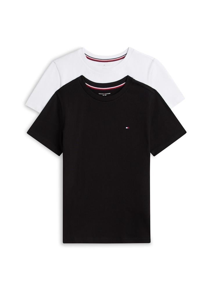 TOMMY HILFIGER 2-Pack Signature Crew Neck Lounge T-Shirts - Image 1