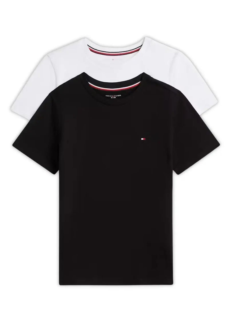 TOMMY HILFIGER 2-Pack Signature Crew Neck Lounge T-Shirts - Image 1