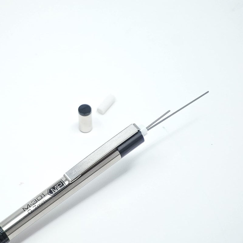 Zebra Pen M-301 Stainless Steel Mechanical Pencils .5mm, Fine Point, 2-Pack (54012) - Image 3