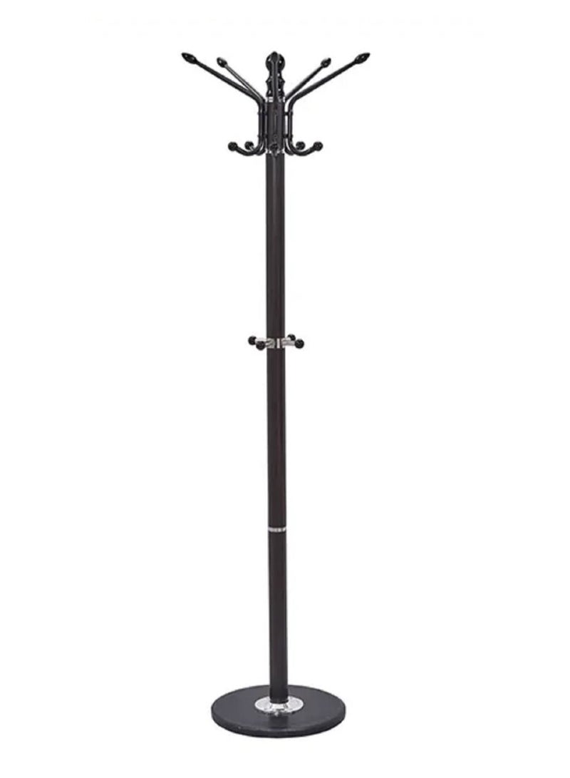 DubaiGallery Coat Rack, Coat Rack Freestanding Metal Coat Tree Hanger 12 Hooks Hat Rack for Hanging Bags Scarves Clothes Handbag Umbrella Jacket Hall Bedroom - Image 1