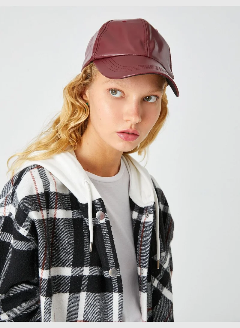 KOTON Cap Hat Faux Leather
