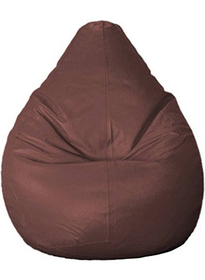 caddyFull Suede Large Bean Bag Cover (Brown) Without Bean - Image 1