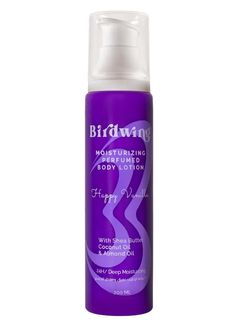 Birdwing Moisturizing & Perfumed Body Lotion - Happy Vanilla - 200 ml