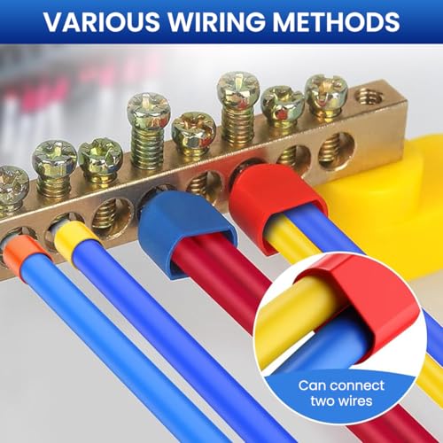 Serplex® 1200Pcs Wire Ferrules Terminals Kit, 900Pcs Single Terminal Connectors and 300Pcs Double Wire Terminals Insulated & Non-insulated Wire Ferrules Connectors for Electricity, Industrial - Image 3