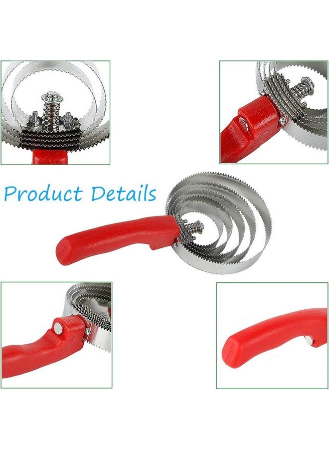 Kathson kathson 5 Rings Curry Comb Horse Brush Scraper Reversible Stainless Steel Livestock Shedding Comb with Soft Touch Grip  - Image 3