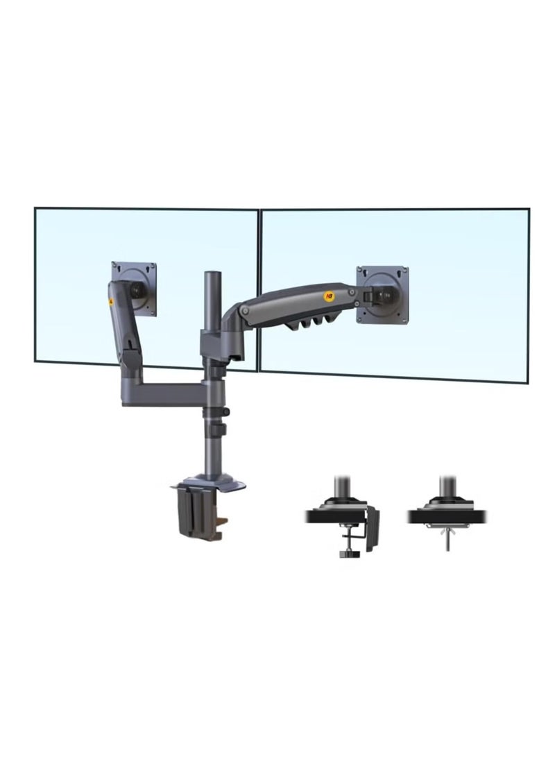 ان بي حامل مزدوج للشاشات NB H180 - ذراع متحرك بالكامل لشاشات 17"-27" - Image 2