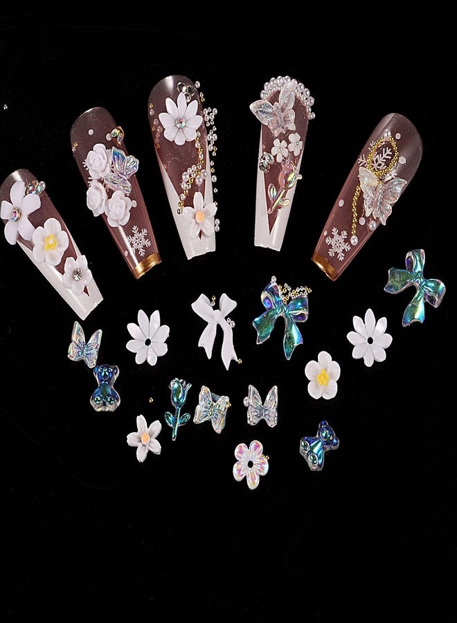TAMHOO Pack of 250pcs Cute & Sweet 3D Nail Charms for Acrylic Nails, Perfect for Nail Art Decorations & DIY Accessories(Style B) - Image 2