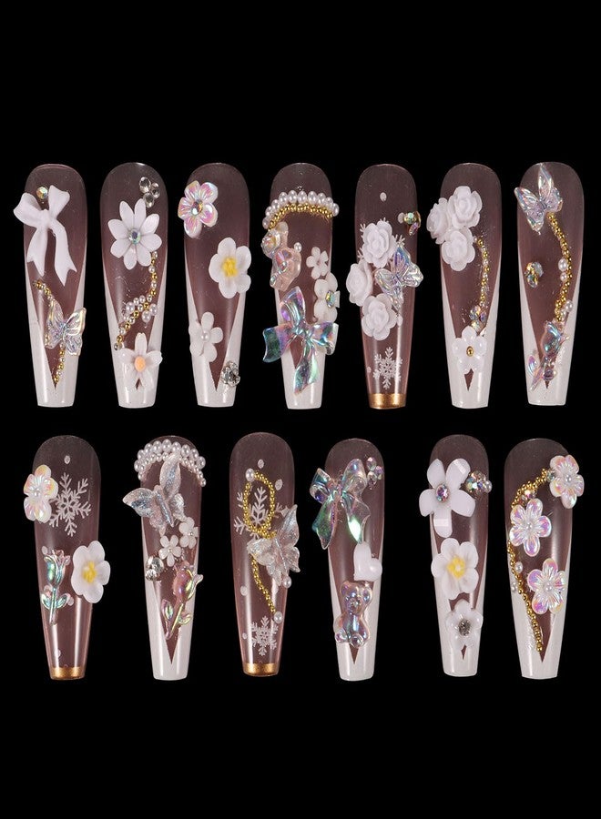 TAMHOO Pack of 250pcs Cute & Sweet 3D Nail Charms for Acrylic Nails, Perfect for Nail Art Decorations & DIY Accessories(Style B) - Image 3