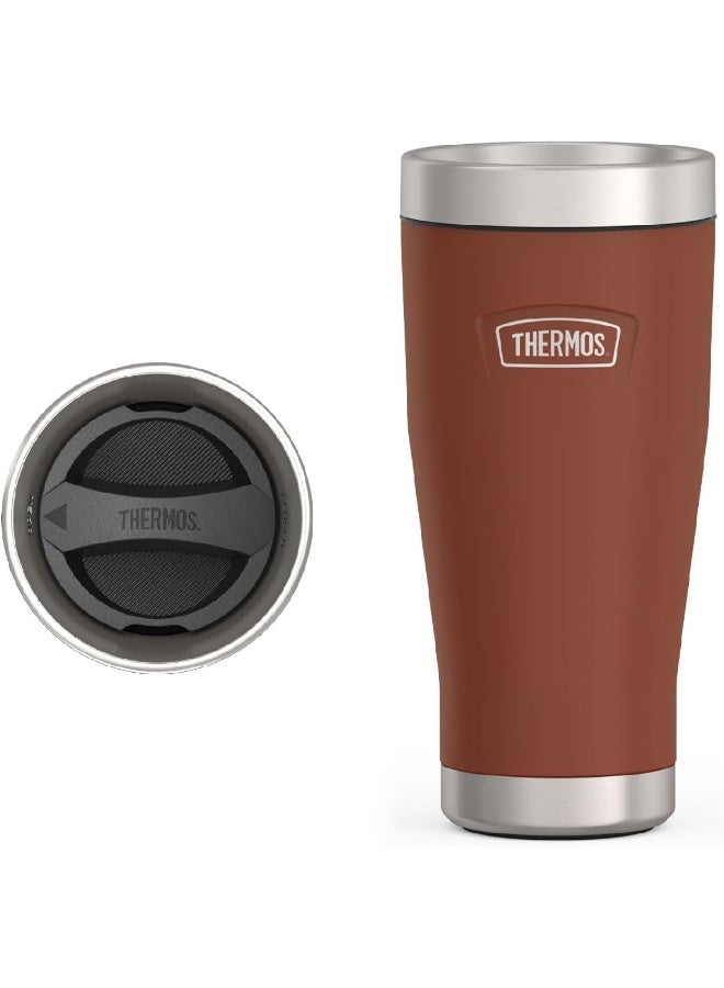 THERMOS ترمس آيكون من الفولاذ المقاوم للصدأ معزول بالفراغ كوب سادل - Image 1