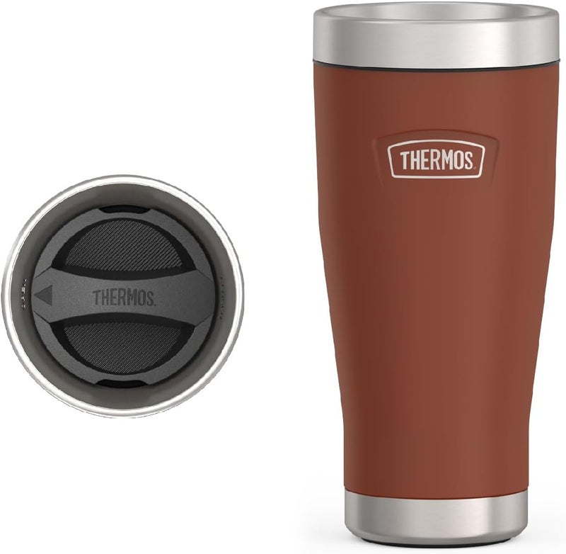 THERMOS ICON STAINLESS STEEL VACUUM INSULATED SADDLE TUMBLER - Image 1