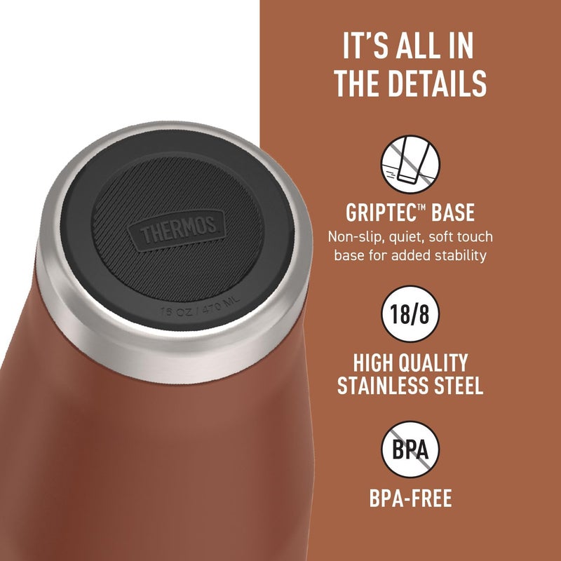 THERMOS ICON STAINLESS STEEL VACUUM INSULATED SADDLE TUMBLER - Image 4