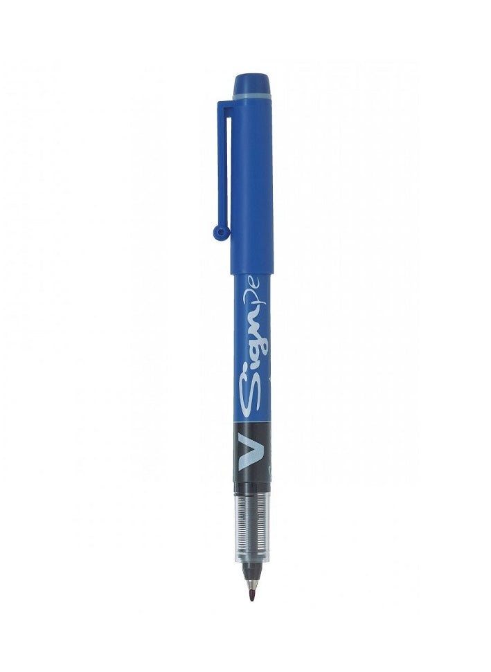 PILOT Pilot V-Sign Pen -Pilot signature Pen-Full Range Of 5 Colors – Black, Red, Blue, Green & Light Blue/turquoise  - Image 3