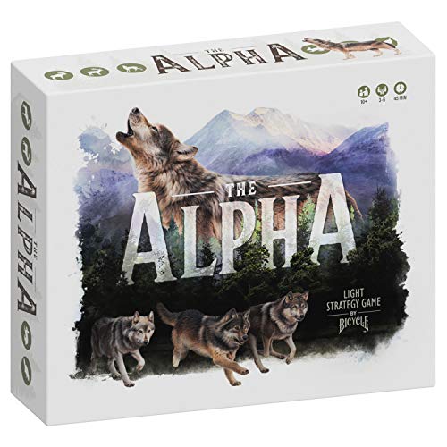 Bicycle The Alpha - A Light Strategy Game for Adults and Family Ages 10 and Up,Grey - Image 1