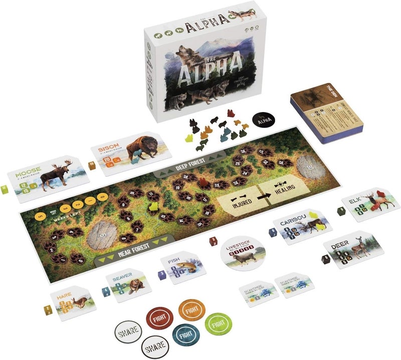 Bicycle The Alpha - A Light Strategy Game for Adults and Family Ages 10 and Up,Grey - Image 2