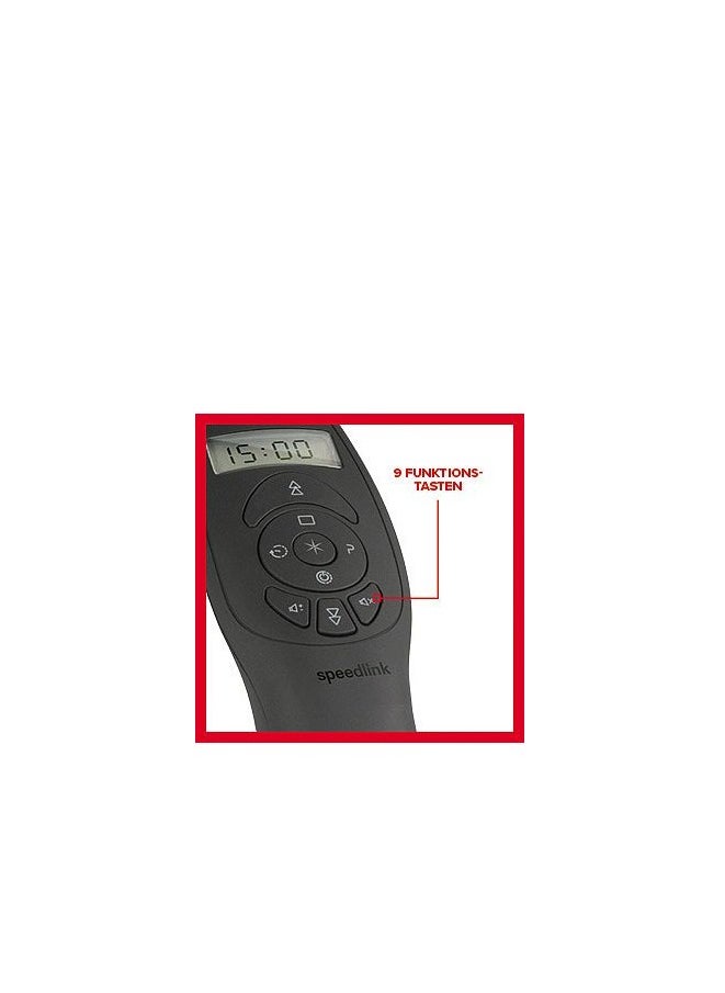 SPEEDLINK Speedlink SL-600401 Acute Vibe Timer Function Wireless Presenter -Black  - Image 5