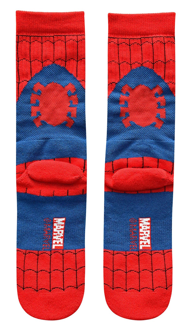 Hyp Marvel Ultimate Spider-Man Cosplay Men's Athletic Crew Socks - Image 2