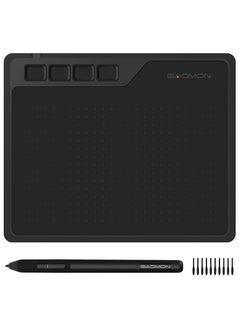 S620 OSU Ultrathin Graphics Tablet 6.5 x 4 Inches Drawing Digital Pen Tablet with 4 Express Keys and Battery-Free Pen with 8192 Levels