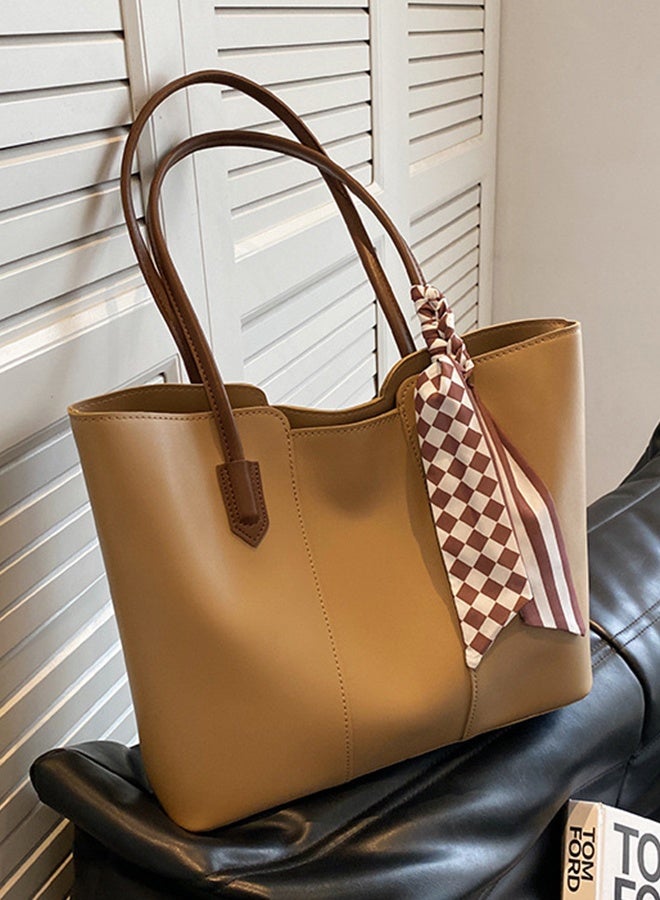 DUNISO Women's Shoulder Tote Bag Faux Leather Handbag for Women Large Capacity Messenger Fashionable Travel Shoulder Bag for Ladies Girls College Students - Image 3