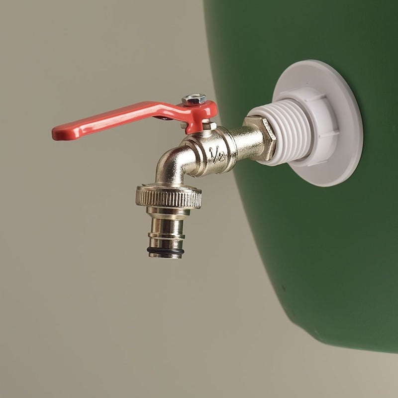Type C Garden Hose Faucet Kit Rain Barrel Diverter Connector Spigot - Image 4