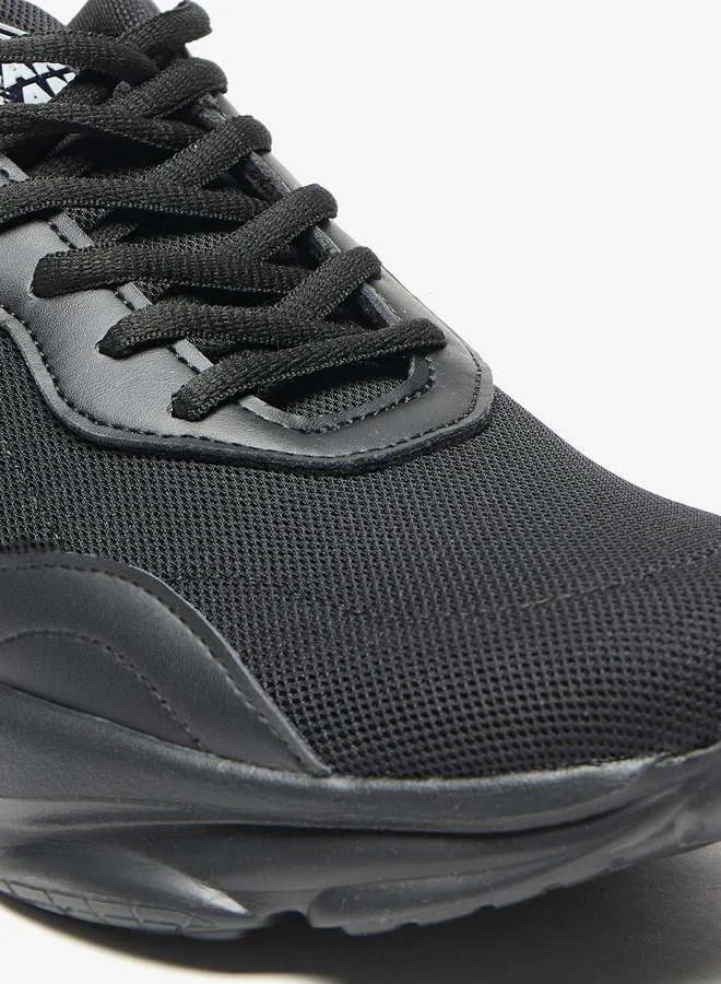 شو اكسبرس Mens Panelled Sport Shoes With Lace-Up Closure