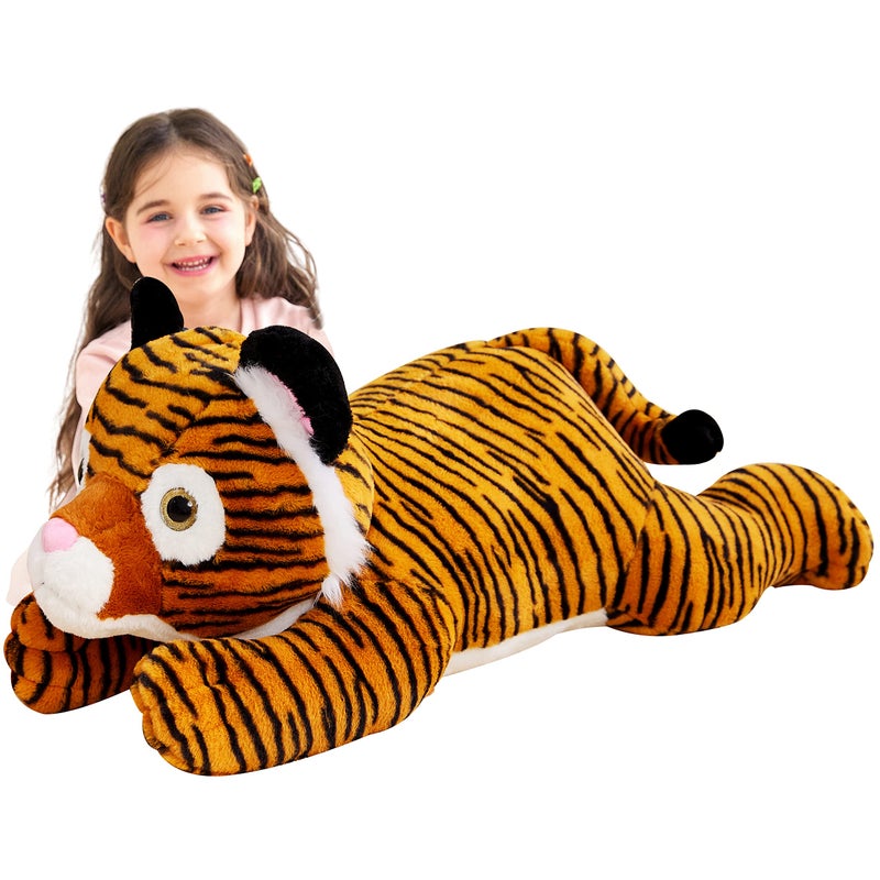 IKASA Giant Tiger Stuffed Animal Plush ToyLarge Cute 30 Jumbo Soft ToysHuge Big Size Plushy Fluffy Fat Oversized PlushieGifts for Kids - Image 2