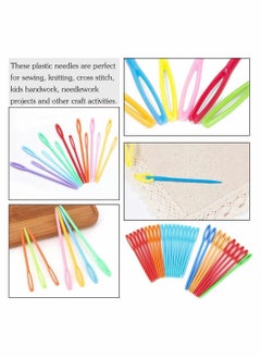 40 PCS Mixed Color Plastic Needle, Include 20 Of 2.7 Inch / 7 CM Needles, And Pieces 3.5 9 Safety Learning For Sewing Handmade Crafts - pzsku/ZBC8DDFC323894CE1ED9BZ/45/_/1670943741/cc5e9a56-f237-4b55-a484-6b8723b533a6