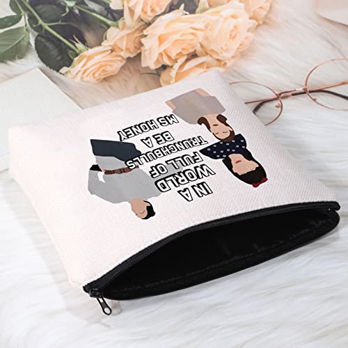 POFULL Movie Inspired Gifts In a World of Trunchbulls be a Ms. Honey Zipper Pouch Bag Fan Gift (MS HONEY bag) - Image 2
