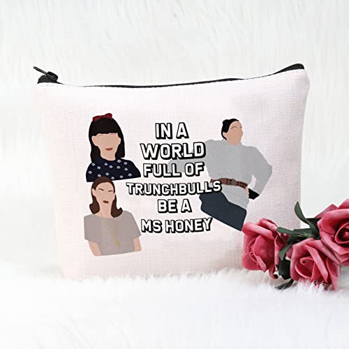 POFULL Movie Inspired Gifts In a World of Trunchbulls be a Ms. Honey Zipper Pouch Bag Fan Gift (MS HONEY bag) - Image 3