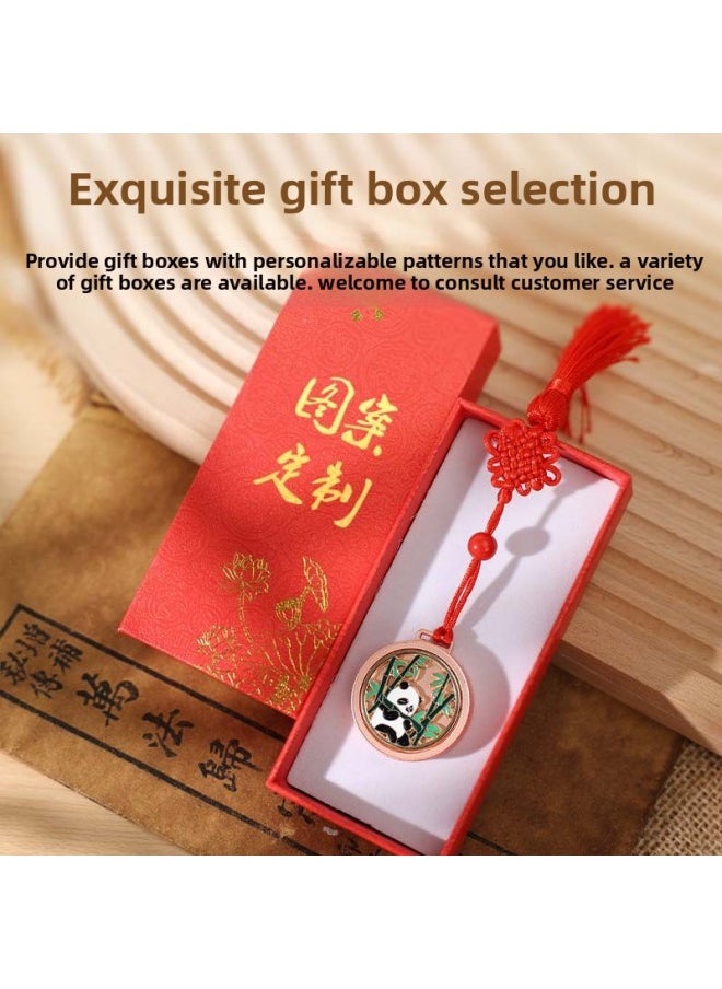 Generic Chinese Style U Disk 16g Creative Relief Scenic Spot Cultural Tourism Publicity Annual Meeting Activities To Commemorate The Cultural And Creative Gifts USB Customization-Color:Yuyue Bo Tao-rose Gold + Opp Bag-Capacity:16GB  - Image 4