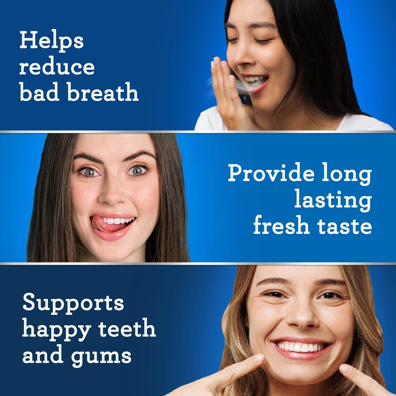 GuruNanda غسول الفم المركز من جوروناندا (2 أونصة سائلة)، خالٍ من الفلورايد، غسول فم بالنعناع مع زيوت أساسية طبيعية، يدعم 300 شطفة، يساعد في الحصول على نفس منعش - Image 4