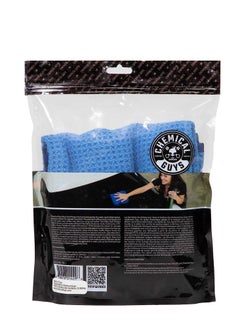 Chemical Guys Chemical Guys Waffle Weave Glass and Microfiber Towel Blue 24"x 16"  - Image 2