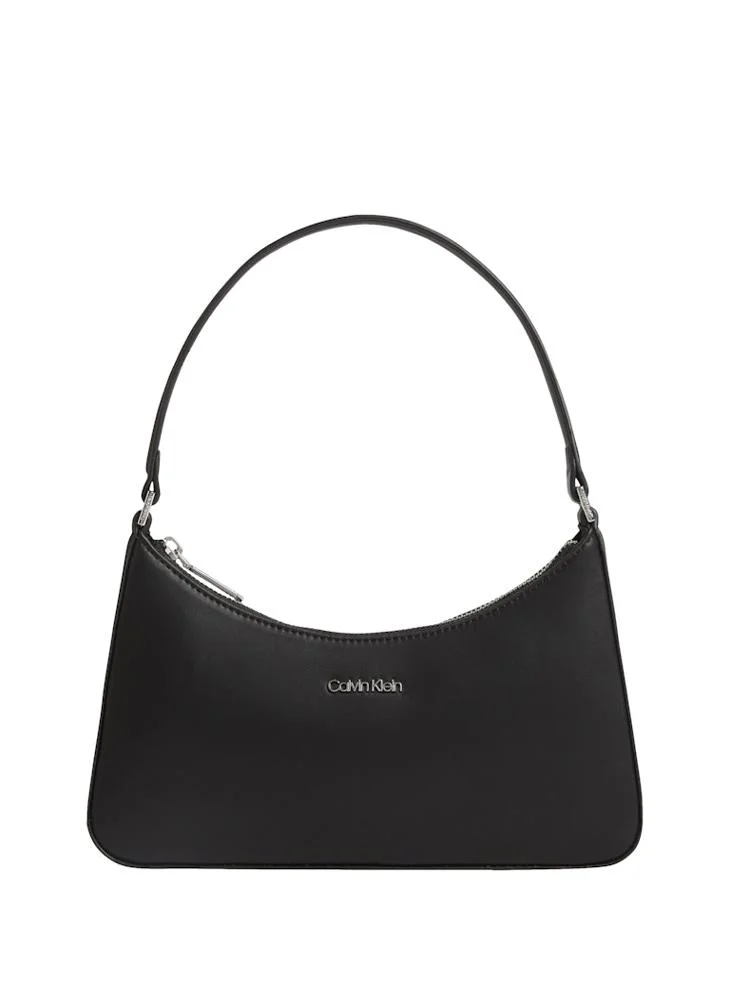 كالفن كلاين Logo Detailed Zip through Shoulder Bag